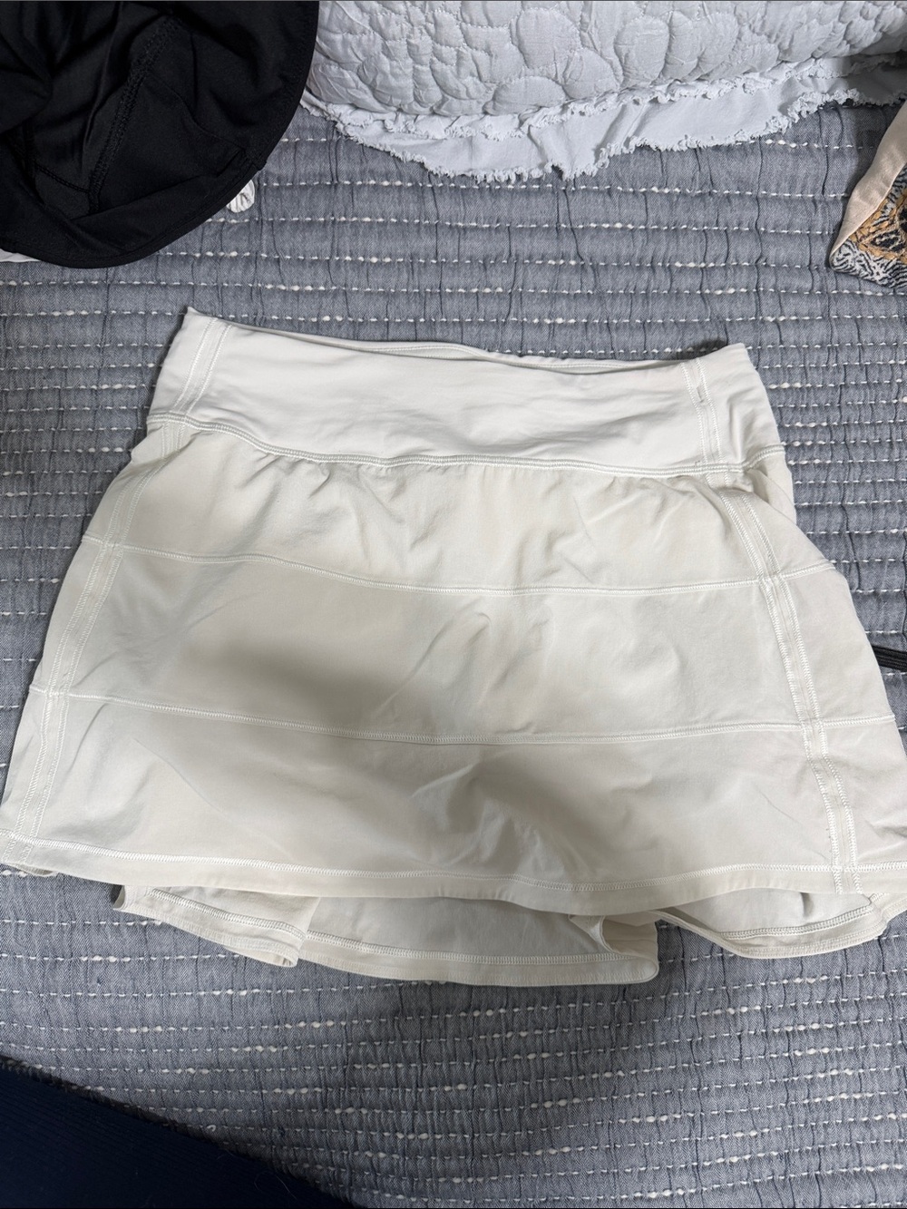 lululemon athletica Cream Athletic Skort